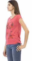 Multicolor Cotton Women T-Shirt 2