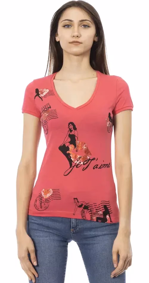 Multicolor Cotton Women Top