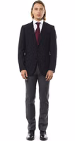 Black Wool Men's Blazer 3