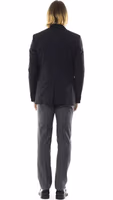 Black Wool Men's Blazer 5