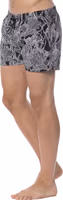 Black Polyester Men's Swimwear 2