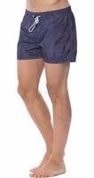 Blue Polyester Men's Swim Trunk 2