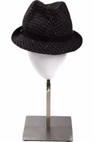 Black Virgin Wool Women Hat 1