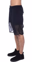 Black Polyester Men Short 2