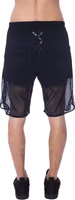 Black Polyester Men Short 3