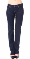 Blue Cotton Women's Jeans 1