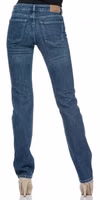 Blue Cotton Women Jeans 2
