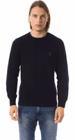 Blue Wool Men Sweater 1