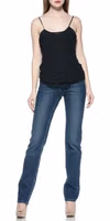 Blue Cotton Women Jeans 3