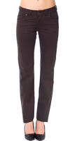 Brown Cotton Women's Pants 1