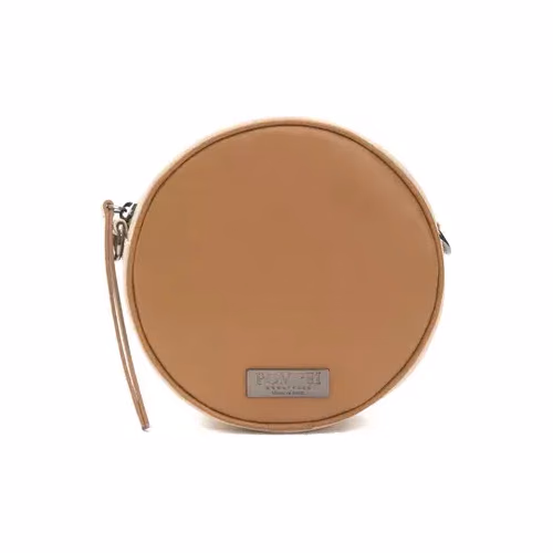 Brown Leather Women Crossbody Bag