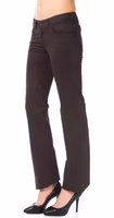 Brown Cotton Women's Pants 2