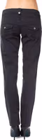 Blue Cotton Women's Regular Fit Pant 3