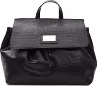 Black Leather Women Shoulder Bag 1