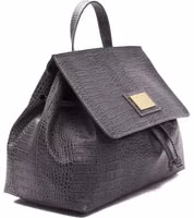 Gray Leather Women Shoulder Bag 2