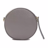 Gray Leather Women Crossbody Bag 3