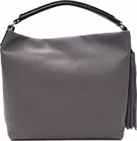 Gray Leather Women Shoulder Bag 3