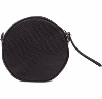 Black Leather Women Crossbody Bag 3