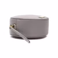 Gray Leather Women Crossbody Bag 4