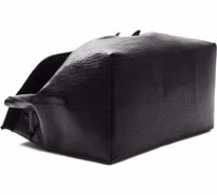 Black Leather Women Shoulder Bag 4
