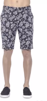 Blue Cotton Men's Bermuda Shorts 1