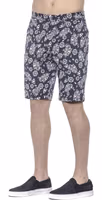 Blue Cotton Men's Bermuda Shorts 2