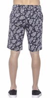 Blue Cotton Men's Bermuda Shorts 3