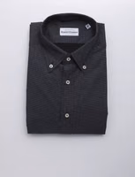 Black Cotton Men Shirt 1