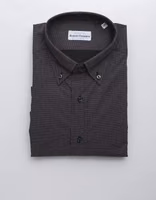 Black Cotton Men's Shirt 1