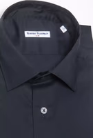 Black Cotton Men Shirt 2