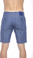 Blue Cotton Shorts 3