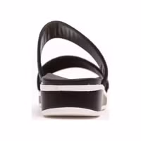 Black Textile Women Sandal 3