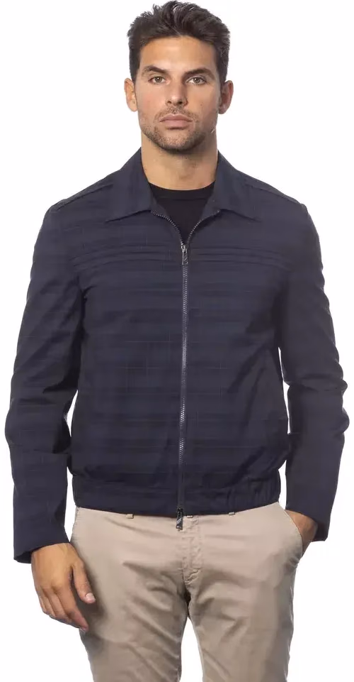 Blue Wool Light Jacket