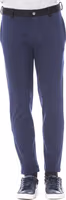Blue Viscose Men Pant 1