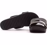 Silver Textile Women Sandal 4