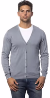 كارديغان قطني رمادي للرجال 1
