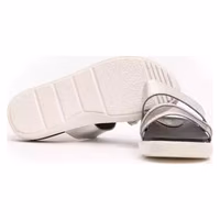 Silver Polyethylene Women Sandal 4