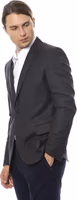 Gray Wool Men Blazer 2