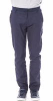 Blue Polyester Men Pant 1