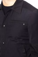 Black Cotton Men Bomber Jacket 4
