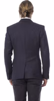 Blue Wool Men's Blazer 3