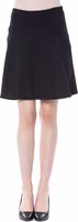 Black Polyester Women Skirt 1