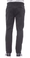 Black Cotton Men's Pant 3