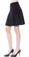 Black Polyester Women Skirt 2