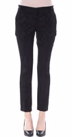 Black Marabou Women Pants 1