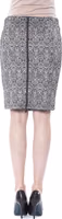 Black Viscose Women Skirt 3