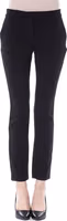 Black Polyester Women Pants 1