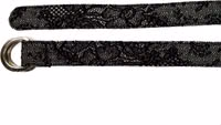 Black Wool Women Belt 2