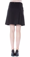Black Polyester Women Skirt 3