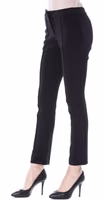 Black Polyester Women Pants 2